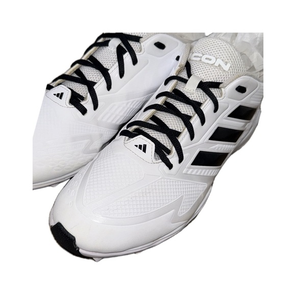 ?⚾️ ADIDAS Icon 7 TPU Baseball Cleats | Cloud White Black | New Insoles Men’s 11 main image 2